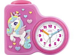 Budíky JVD Dětský budík s&nbsp;plynulým chodem SRP163.5