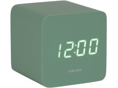 Budíky Karlsson Designové LED hodiny s&nbsp;budíkem KA5982GR