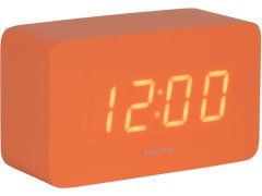 Budíky Karlsson Designové LED hodiny s&nbsp;budíkem KA5983OR
