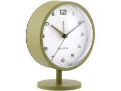 Budíky Karlsson Designové stolní hodiny s&nbsp;budíkem 6027GR