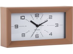 Budíky Karlsson Designové stolní hodiny s&nbsp;budíkem 6066BR