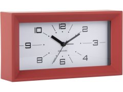 Budíky Karlsson Designové stolní hodiny s&nbsp;budíkem 6066RD