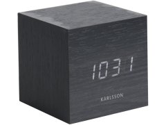 Budíky Karlsson Designový LED budík - hodiny KA5655BK