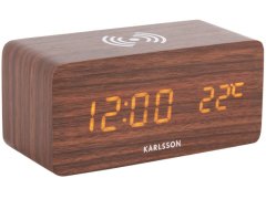 Budíky Karlsson Designový LED budík - hodiny KA5933DW