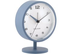 Budíky Karlsson Designové stolní hodiny s&nbsp;budíkem 6027BL