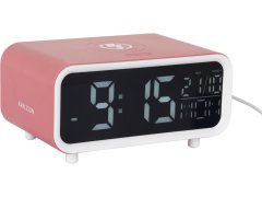 Budíky Karlsson Digitální stolní hodiny s&nbsp;nabíječkou smartphonů 6054PI