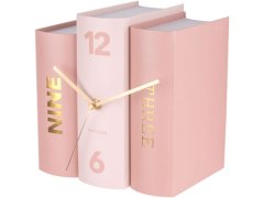 Budíky Karlsson Designové stolní hodiny - Books KA5730