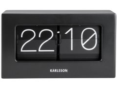 Budíky Karlsson Překlápěcí stolní hodiny KA5620BK