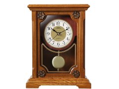 Budíky Prim Stolní hodiny Retro Lotus s&nbsp;kyvadlem E08P.4314.50