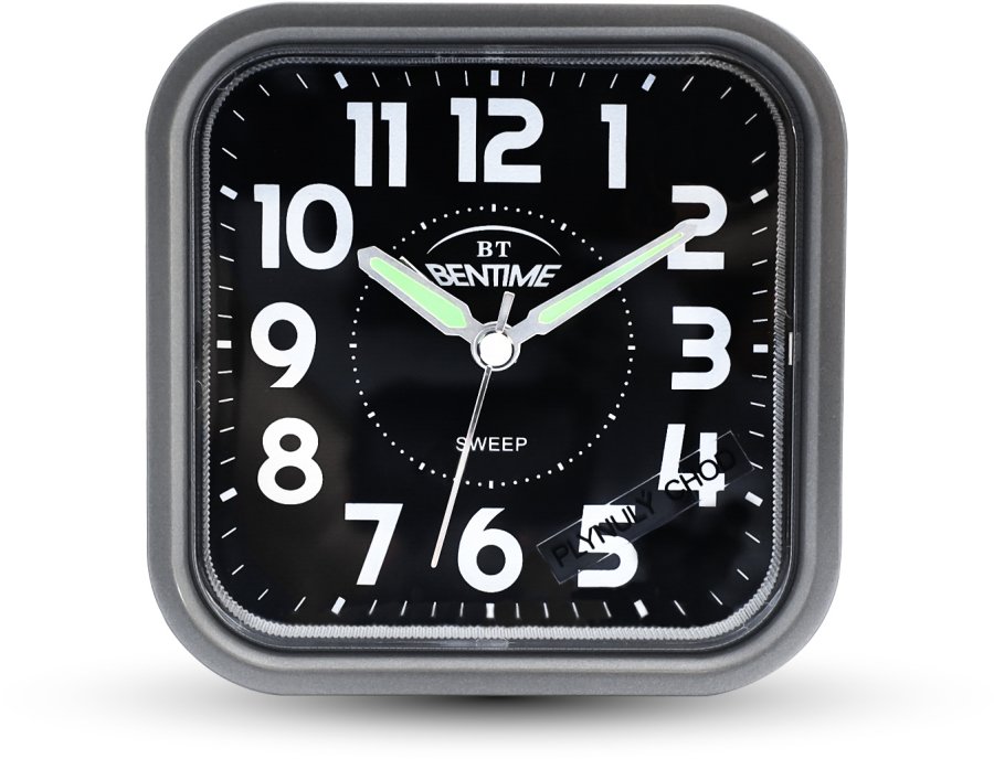 Budíky Bentime Budík s&nbsp;plynulým chodem NB50-BM09504GY-O - Hodiny a&nbsp;budíky Budíky