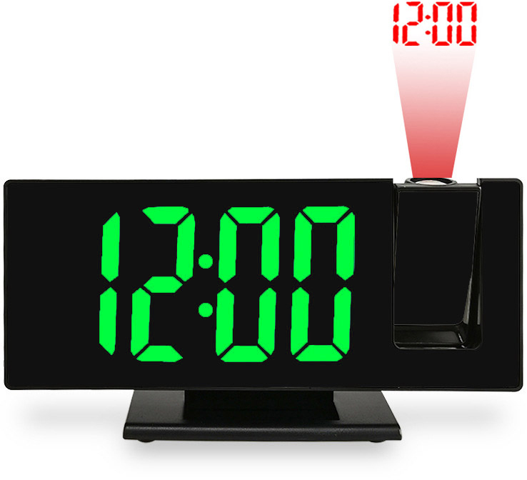 Budíky JVD Budík do sítě s&nbsp;projekcí SB3618.1 - Hodiny a&nbsp;budíky Budíky