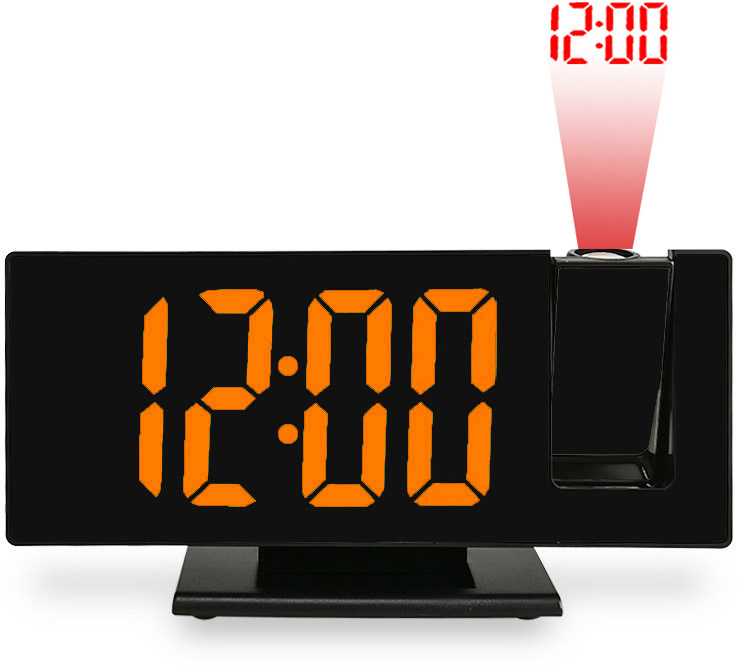 Budíky JVD Budík do sítě s&nbsp;projekcí SB3618.2 - Hodiny a&nbsp;budíky Budíky