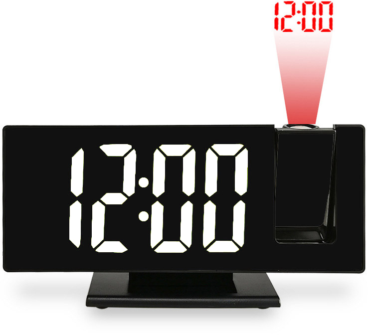 Budíky JVD Budík do sítě s&nbsp;projekcí SB3618.3 - Hodiny a&nbsp;budíky Budíky