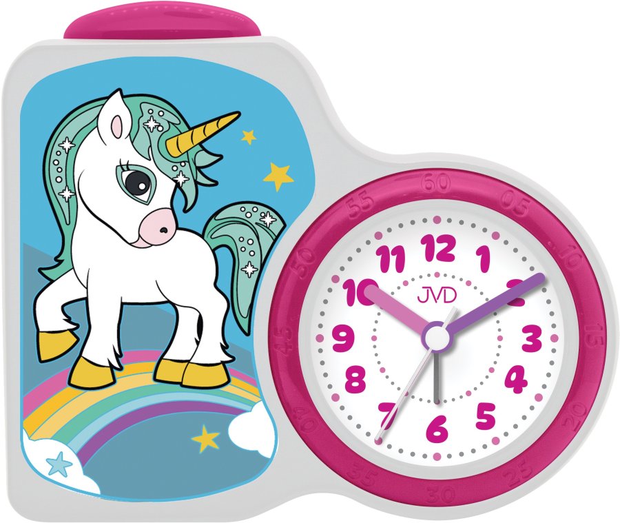Budíky JVD Dětský budík s plynulým chodem SRP163.2