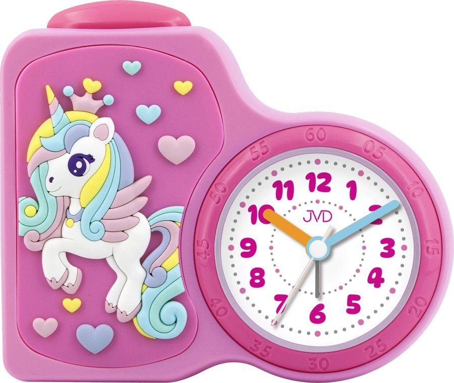 Budíky JVD Dětský budík s&nbsp;plynulým chodem SRP163.5 - Hodiny a&nbsp;budíky Budíky