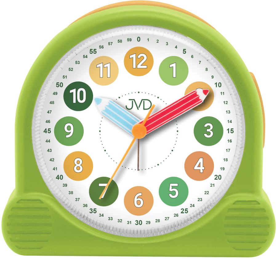Budíky JVD Dětský budík s plynulým chodem SRP160.2