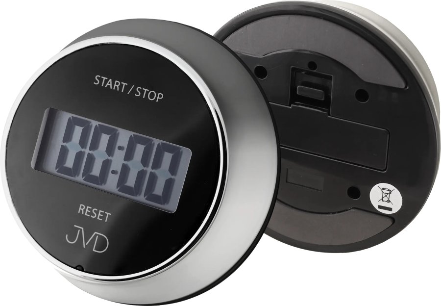 Budíky JVD Digitální minutka DM40 - černá - Hodiny a&nbsp;budíky Budíky