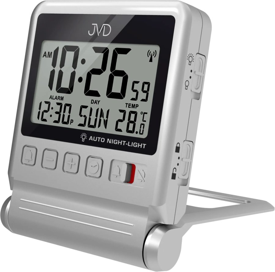 Budíky JVD Rádiem řízený cestovní budík RB9391.1 - Hodiny a&nbsp;budíky Budíky
