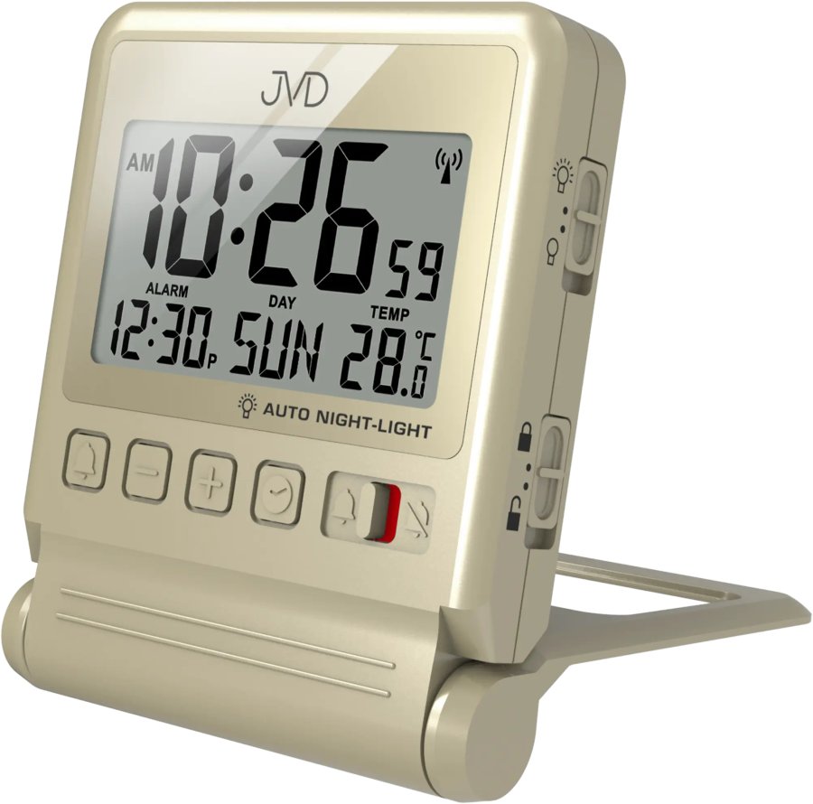 Budíky JVD Rádiem řízený cestovní budík RB9391.3 - Hodiny a&nbsp;budíky Budíky