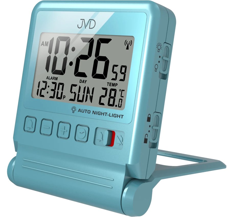 Budíky JVD Rádiem řízený cestovní budík RB9391.4 - Hodiny a&nbsp;budíky Budíky
