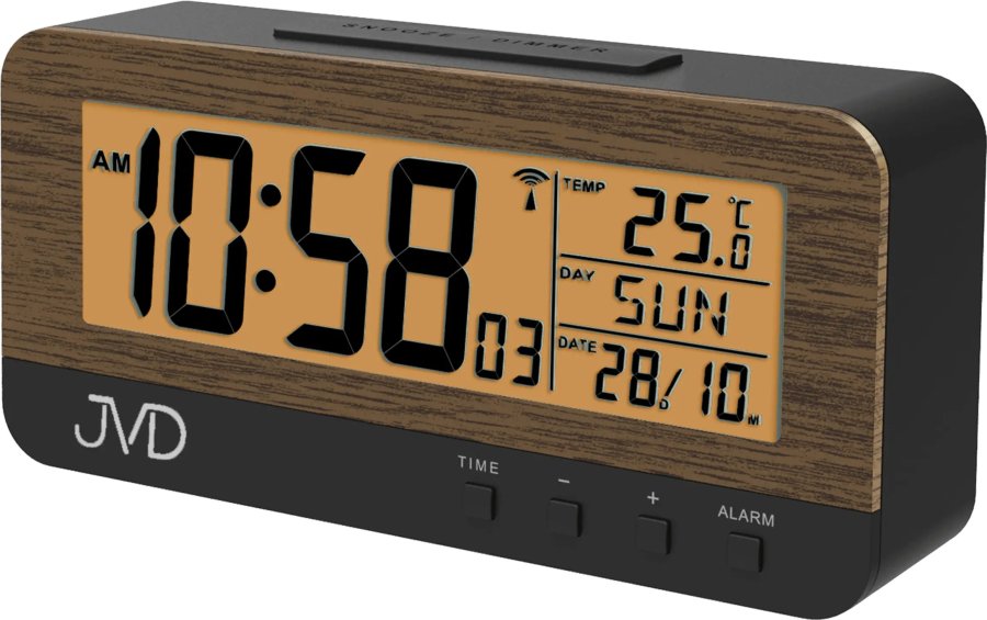 Budíky JVD Rádiem řízený digitální budík RB91.2 - Hodiny a&nbsp;budíky Budíky
