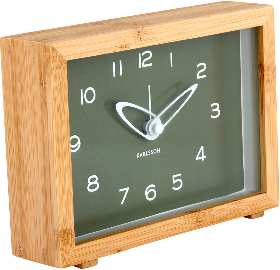 Budíky Karlsson Designové hodiny s&nbsp;budíkem 6034GR - Hodiny a&nbsp;budíky Budíky