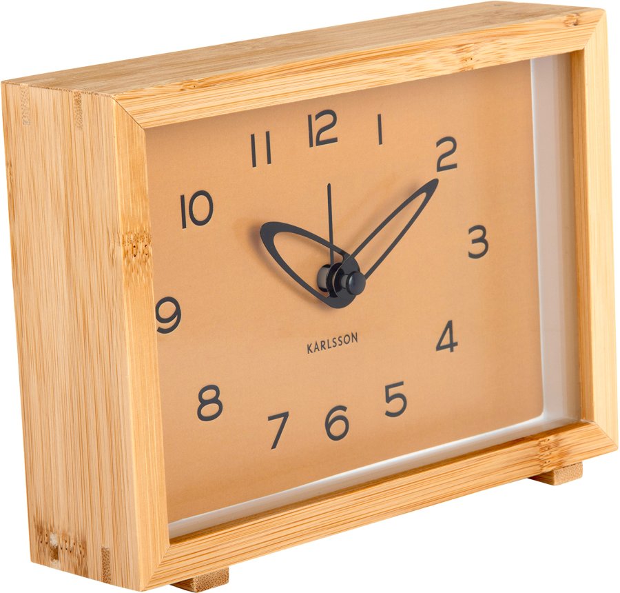 Budíky Karlsson Designové hodiny s&nbsp;budíkem 6034YE - Hodiny a&nbsp;budíky Budíky