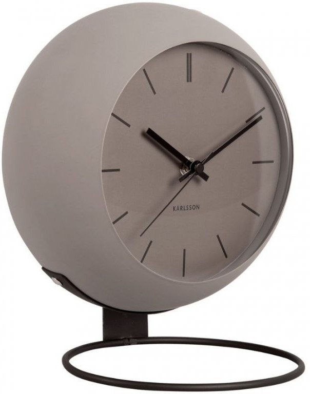 Budíky Karlsson Designové stolní hodiny KA5858GY - Hodiny a&nbsp;budíky Budíky