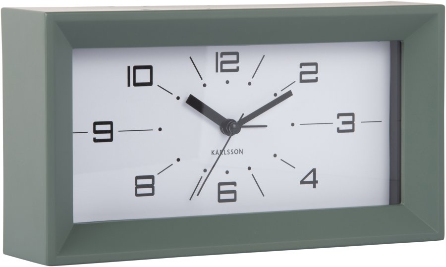 Budíky Karlsson Designové stolní hodiny s budíkem 6066GR