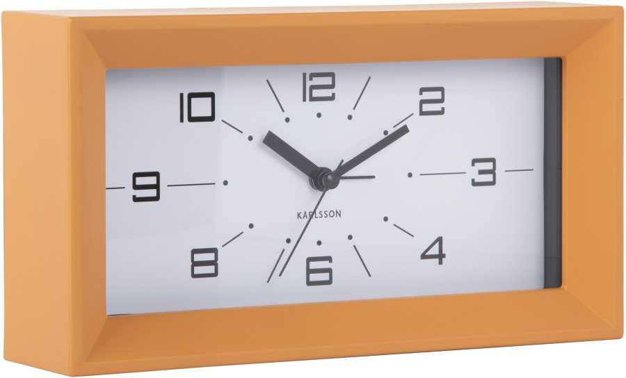 Budíky Karlsson Designové stolní hodiny s&nbsp;budíkem 6066YE - Hodiny a&nbsp;budíky Budíky