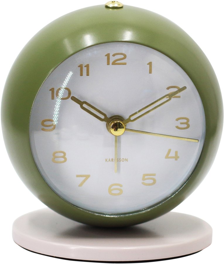 Budíky Karlsson Designový budík 6141GR - Hodiny a&nbsp;budíky Budíky