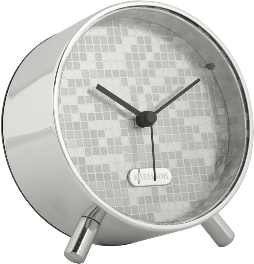 Budíky Karlsson Designový budík KA6004SI - Hodiny a&nbsp;budíky Budíky