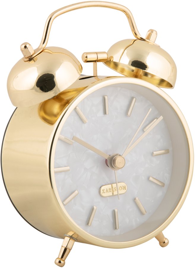 Budíky Karlsson Designový budík KA6009GD - Hodiny a&nbsp;budíky Budíky