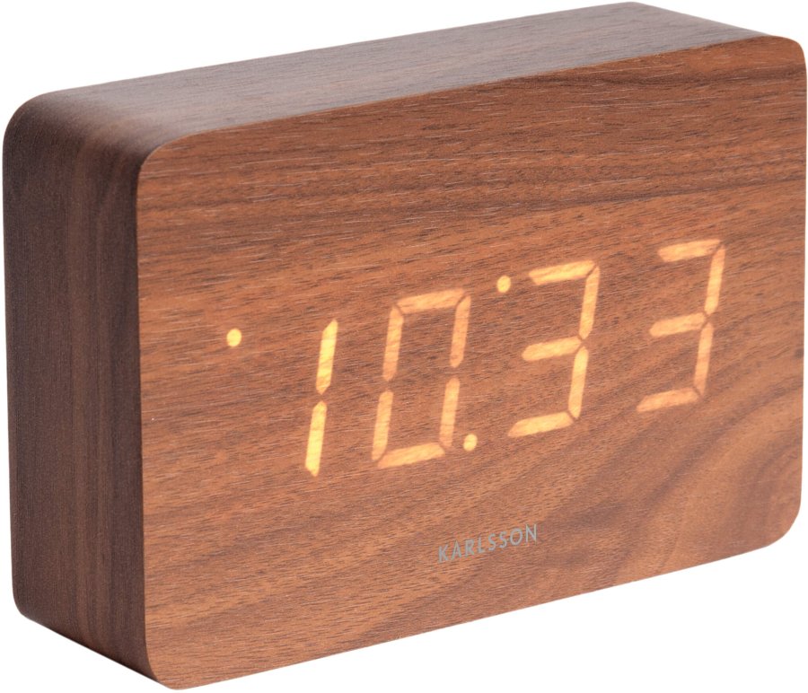 Budíky Karlsson Designový LED budík - hodiny KA5653DW Budíky Karlsson Designový LED budík - hodiny KA5653DW - Hodiny a budíky Budíky