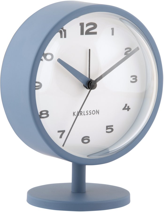 Budíky Karlsson Designové stolní hodiny s&nbsp;budíkem 6027BL - Hodiny a&nbsp;budíky Budíky