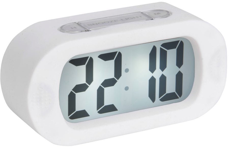 Budíky Karlsson Digitální budík KA5753WH - Hodiny a&nbsp;budíky Budíky