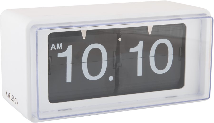Budíky Karlsson Digitální stolní hodiny s&nbsp;nabíječkou smartphonů 6055WH - Hodiny a&nbsp;budíky Budíky