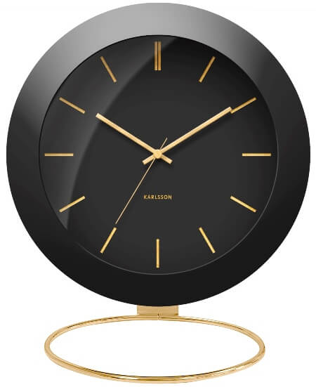 Budíky Karlsson Stolní hodiny KA5833BK - Hodiny a&nbsp;budíky Budíky