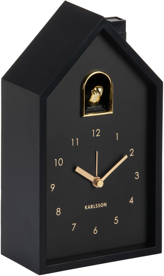 Budíky Karlsson Stolní i&nbsp;nástěnný budík 6077BK - Hodiny a&nbsp;budíky Budíky