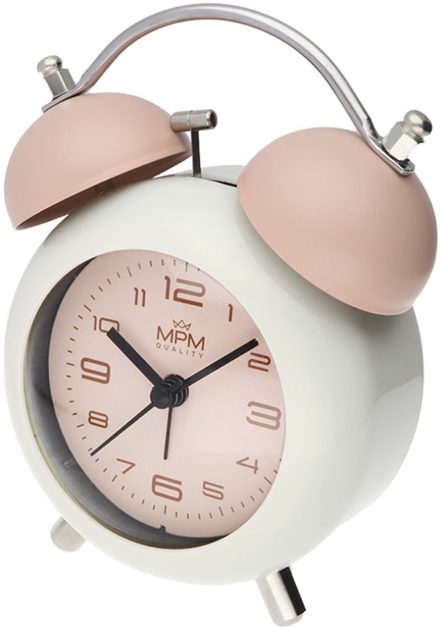 Budíky MPM Quality Analogový budík Kitty - A C01.4433.23 - Hodiny a&nbsp;budíky Budíky