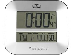 Meteostanice Bentime Rádiem řízené hodiny/budík s teploměrem a vlhkoměrem H17-ET843S