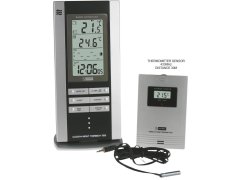 Meteostanice MPM Quality Rádiem řízený budík s teploměrem C02.2759.7090.RC
