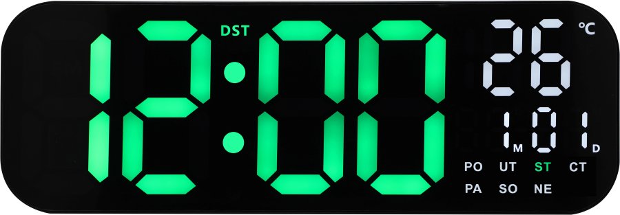 Meteostanice JVD Digitální nástěnné hodiny DH9016.1