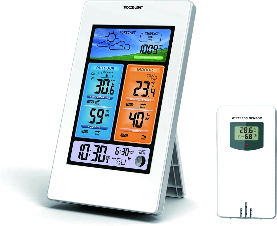 Meteostanice JVD Rádiem řízená meteorologická stanice RB3374