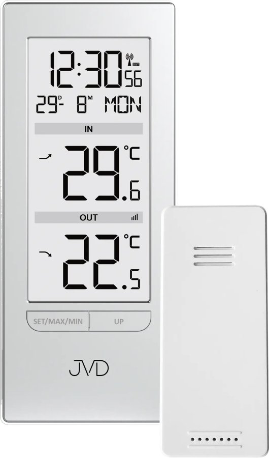 Meteostanice JVD Digitální hodiny s teploměrem T3348.2