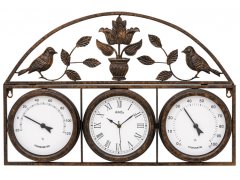 AMS Design Nástěnné hodiny s&nbsp;teploměrem a&nbsp;vlhkoměrem 5967 7453305