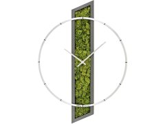 AMS Design Nástěnné hodiny s&nbsp;přírodním mechem 9605 7496630