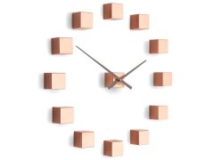 Nástěnné hodiny Future Time Nalepovací hodiny Cubic Copper FT3000CO
