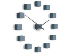 Nástěnné hodiny Future Time Nalepovací hodiny Cubic Grey FT3000GY
