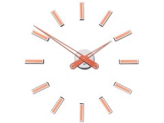 Nástěnné hodiny Future Time Nalepovací hodiny Modular Copper FT9600CO